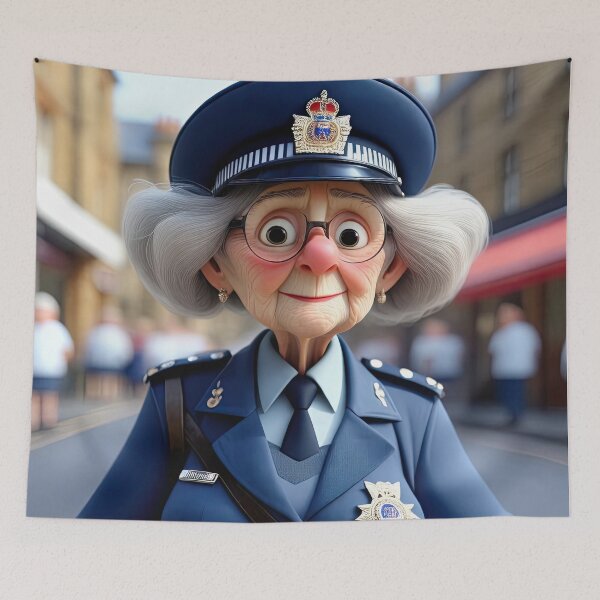 Item preview, Old Fart as a Police woman designed and sold by Colin Bentham.