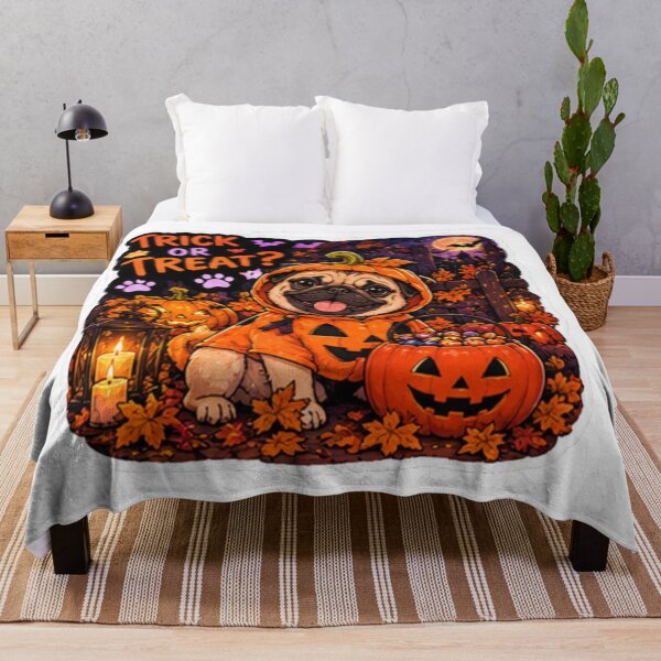Item preview, Trick or Treat Pumpkin Pug Design | Chaos Dogs Club Halloween Costume designed and sold by DailyStruggleCo.