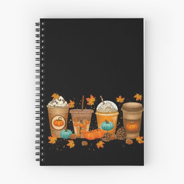 Item preview, Fall Coffee Cups Pumpkins and Autumn Leaves designed and sold by DoArtITa.