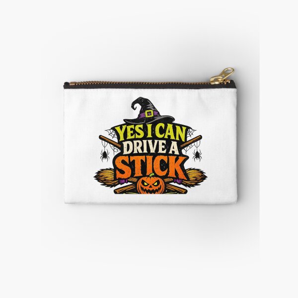 Item preview, Yes I Can Drive A Stick, Halloween Humor designed and sold by graphic-genie.