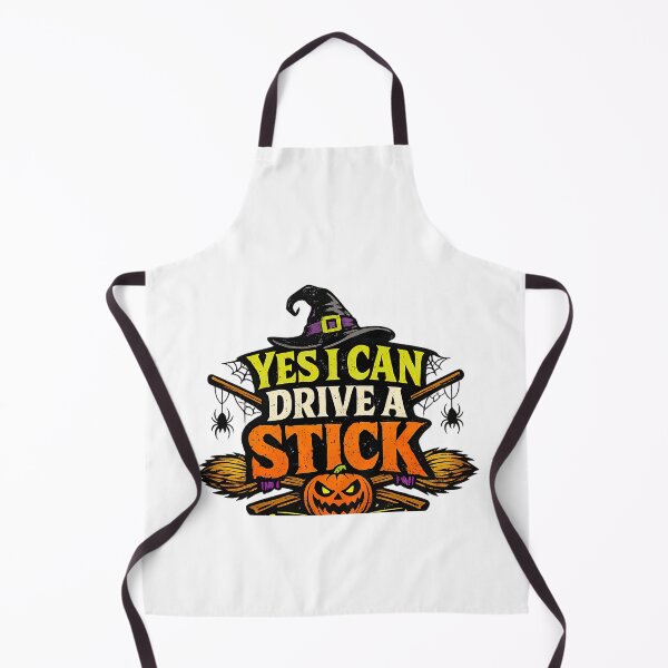 Item preview, Yes I Can Drive A Stick, Halloween Humor designed and sold by graphic-genie.