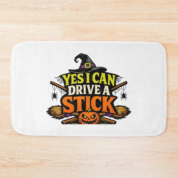 Item preview, Yes I Can Drive A Stick, Halloween Humor designed and sold by graphic-genie.