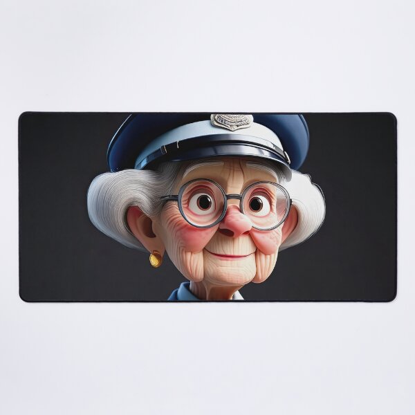 Item preview, Old Fart as a Police woman designed and sold by Colin Bentham.