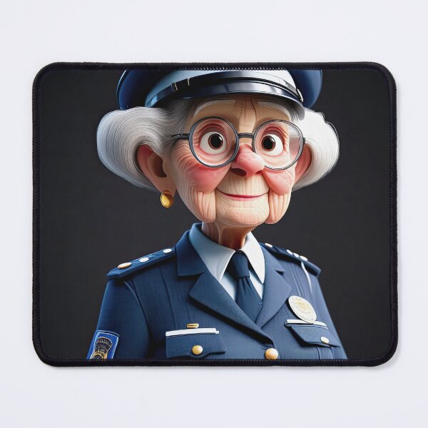 Item preview, Old Fart as a Police woman designed and sold by Colin Bentham.