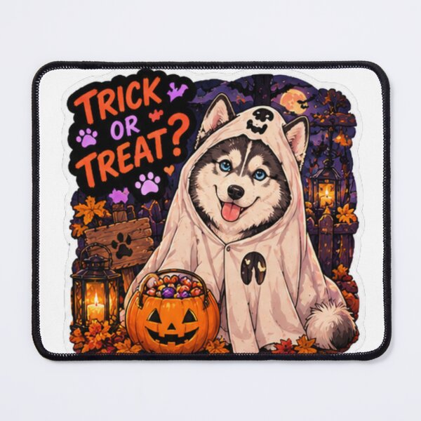 Item preview, Trick or Treat Ghost Husky Design | Chaos Dogs Club Halloween Costume designed and sold by DailyStruggleCo.