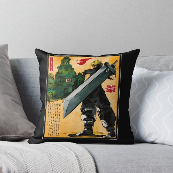 Item preview, Final Fantasy VII Cloud Buster Sword Retro Anime Tee designed and sold by KatelynS301549.