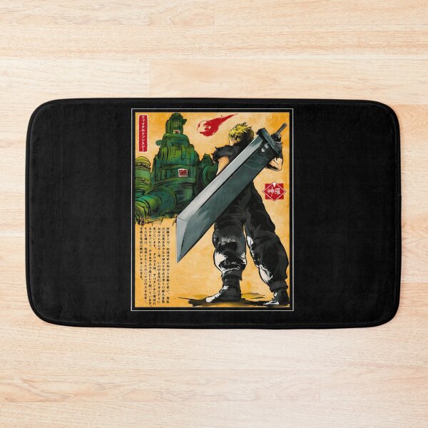Item preview, Final Fantasy VII Cloud Buster Sword Retro Anime Tee designed and sold by KatelynS301549.