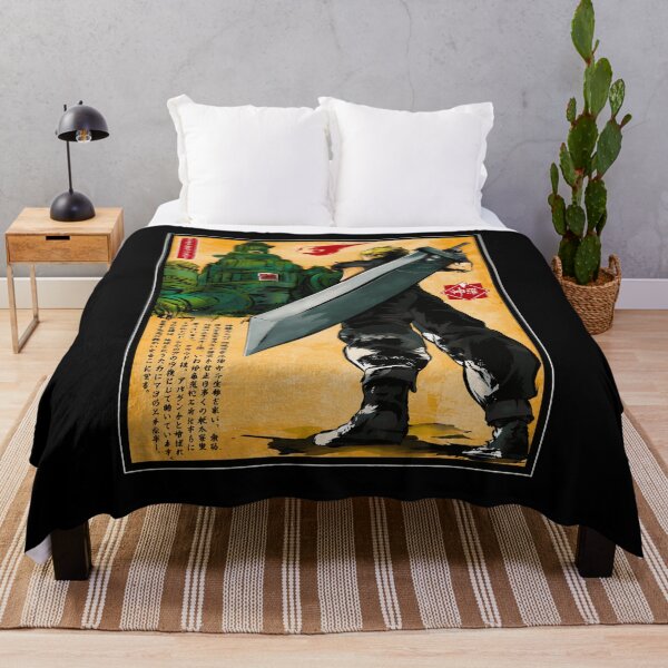 Item preview, Final Fantasy VII Cloud Buster Sword Retro Anime Tee designed and sold by KatelynS301549.