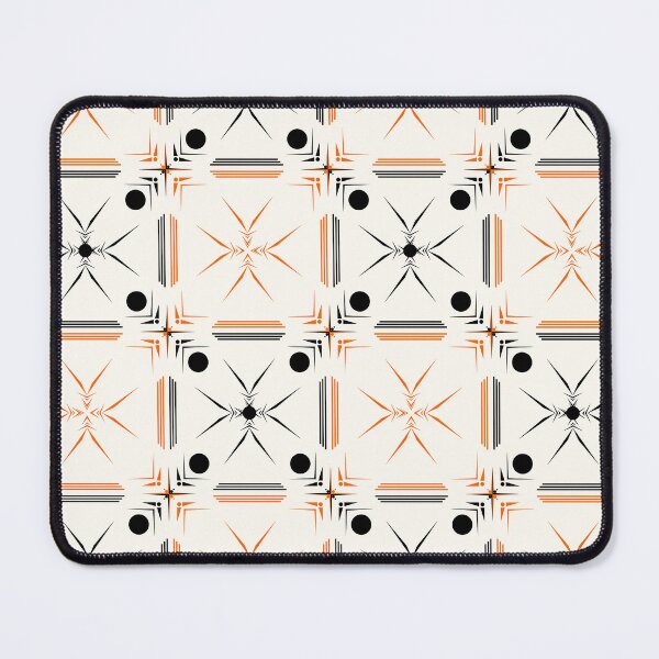 Item preview, Elegance of Orange designed and sold by Space & Care - Art Deco GeoMetrica.