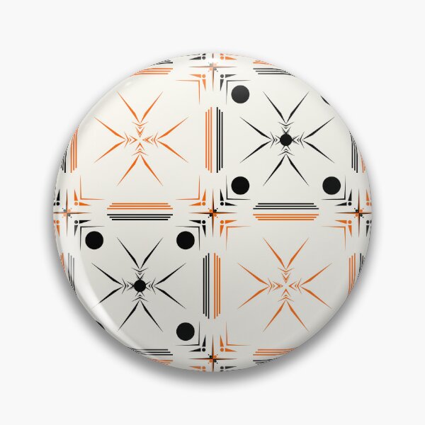 Item preview, Elegance of Orange designed and sold by Space & Care - Art Deco GeoMetrica.
