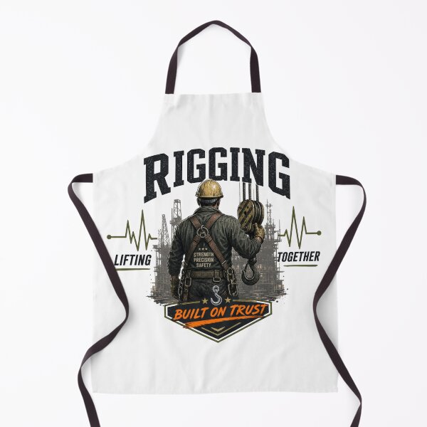 Item preview, Rigging Lifting Together Built On Trust | Rigger Heartbeat Construction Design designed and sold by StyxIND.