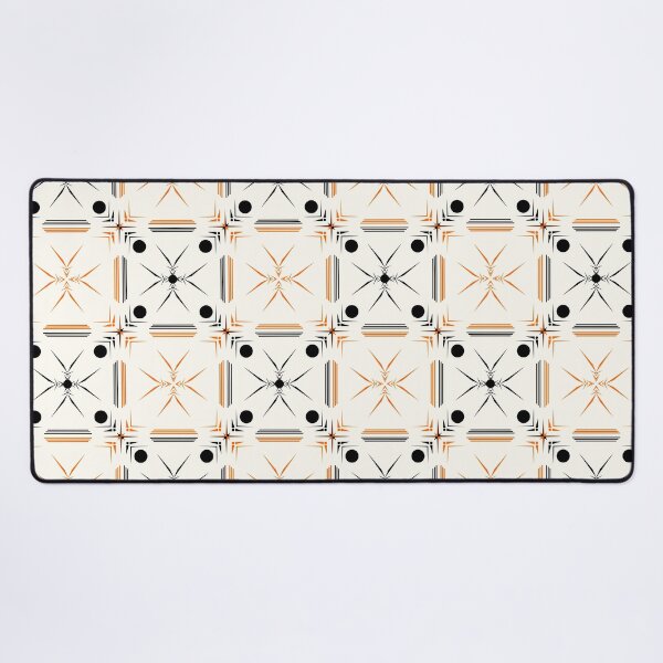 Item preview, Elegance of Orange designed and sold by Space & Care - Art Deco GeoMetrica.