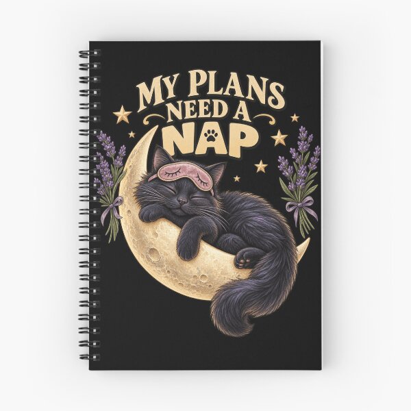 Item preview, My Plans Need A Nap Sleeping Cat designed and sold by Svenniibee.