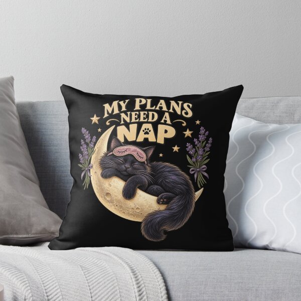 Item preview, My Plans Need A Nap Sleeping Cat designed and sold by Svenniibee.