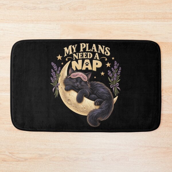 Item preview, My Plans Need A Nap Sleeping Cat designed and sold by Svenniibee.