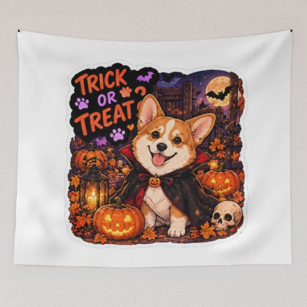 Item preview, Trick or Treat Vampire Corgi Design | Chaos Dogs Club Halloween Costume designed and sold by DailyStruggleCo.