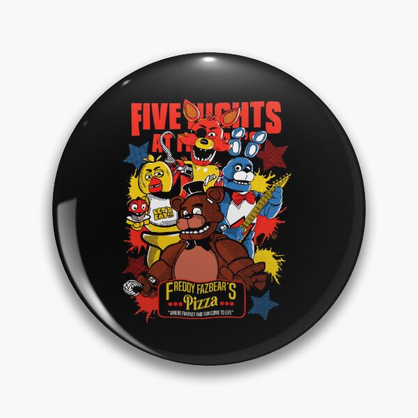 Item preview, Five Nights at Freddy's Pizza Characters  designed and sold by JaniceWa907577.