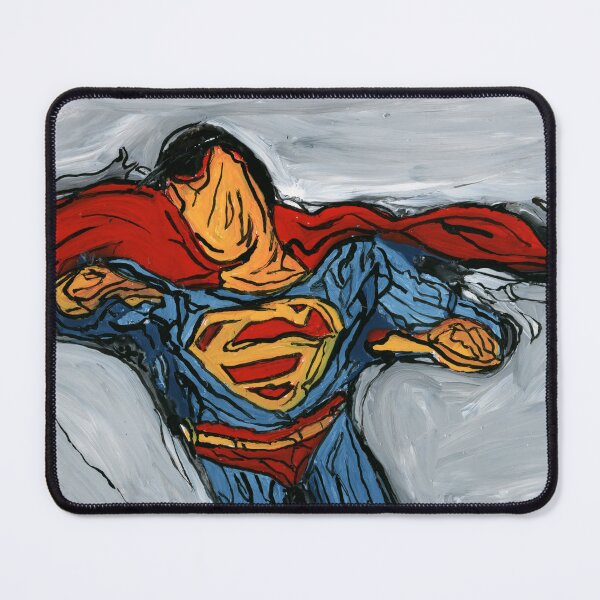 Item preview, Superman Flying Hero Expressive Pop Art Painting designed and sold by Dwaalhaas.com.