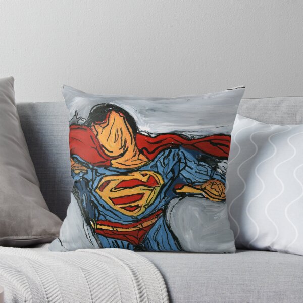 Item preview, Superman Flying Hero Expressive Pop Art Painting designed and sold by Dwaalhaas.com.