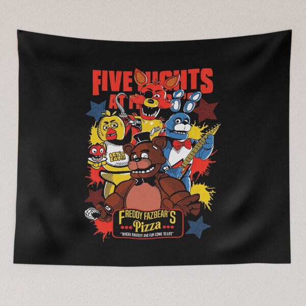 Item preview, Five Nights at Freddy's Pizza Characters  designed and sold by JaniceWa907577.