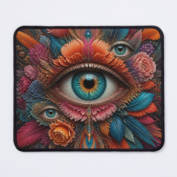 Item preview, ArtMystical Floral Eyes designed and sold by Artrendzs.
