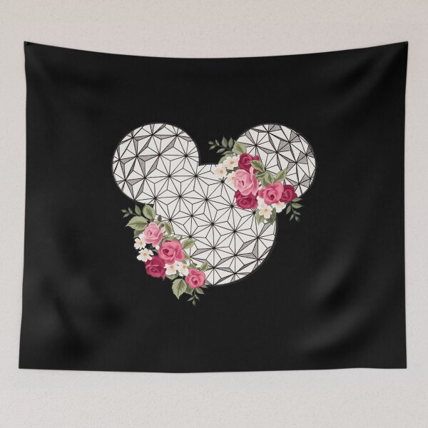 Item preview, Floral Mickey Spaceship Earth Tank Top designed and sold by WilliamWa46516.