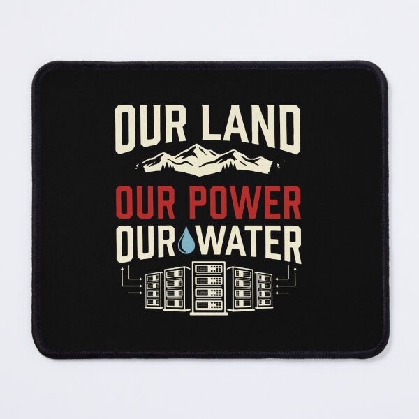 Item preview, Our Land Our Power Our Water Data Center Server Rack designed and sold by TimelessMilest.