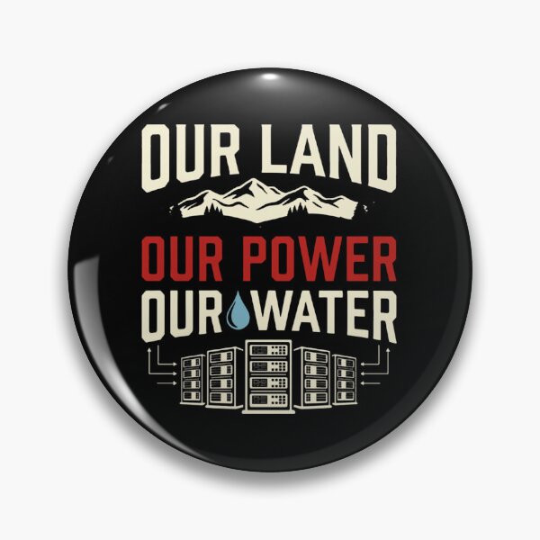Item preview, Our Land Our Power Our Water Data Center Server Rack designed and sold by TimelessMilest.