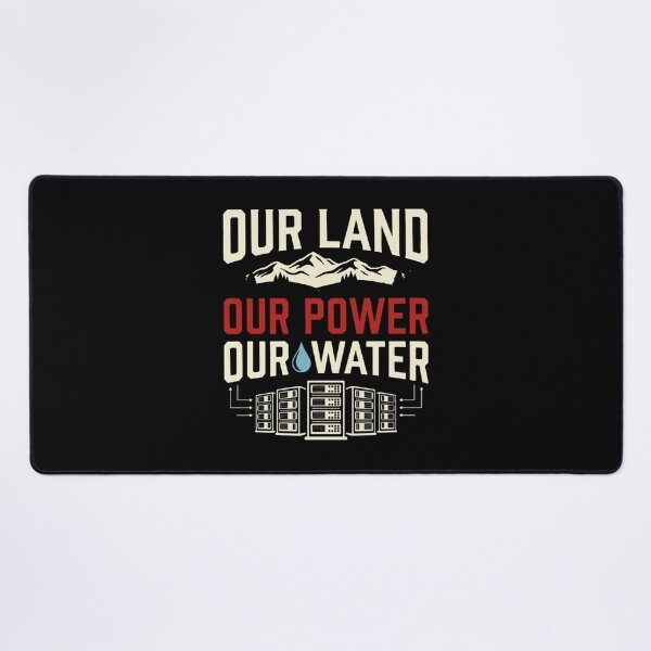 Item preview, Our Land Our Power Our Water Data Center Server Rack designed and sold by TimelessMilest.