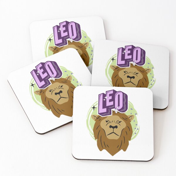 Item preview, Leo -green & purple & brown lion designed and sold by priyankajustine.