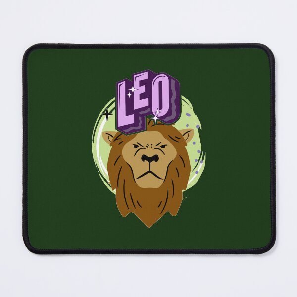 Item preview, Leo -green & purple & brown lion designed and sold by priyankajustine.