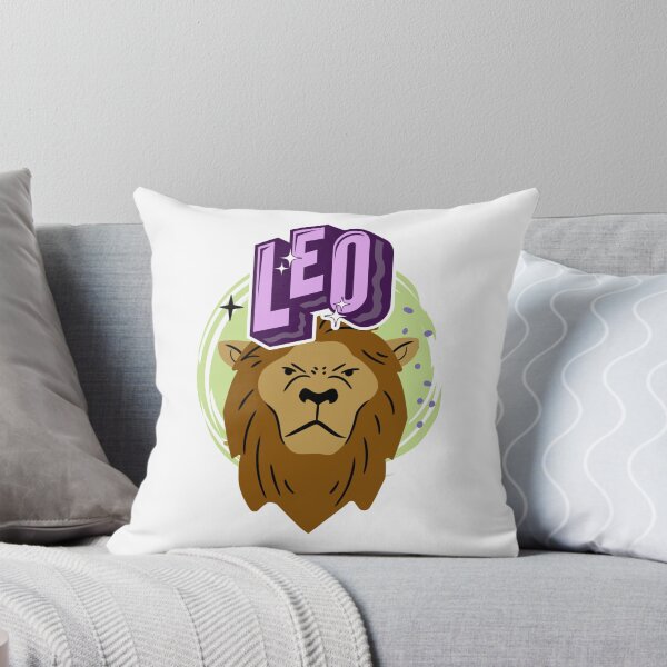 Item preview, Leo -green & purple & brown lion designed and sold by priyankajustine.