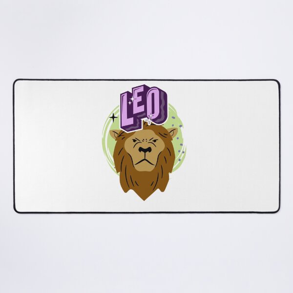 Item preview, Leo -green & purple & brown lion designed and sold by priyankajustine.