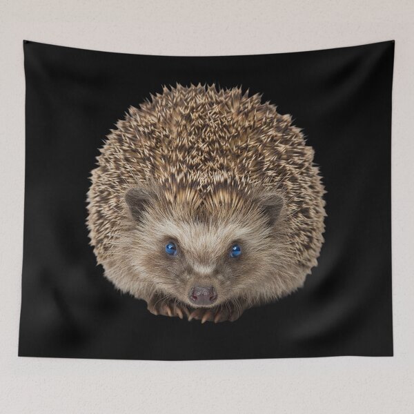 Item preview, Hedgehog Face Portrait Cute Woodland Animal Art designed and sold by cabana.space.