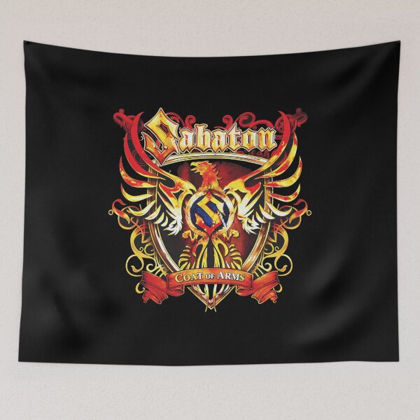 Item preview, Sabaton Phoenix Coat of Arms Emblem Design designed and sold by CordiaBergnaum.