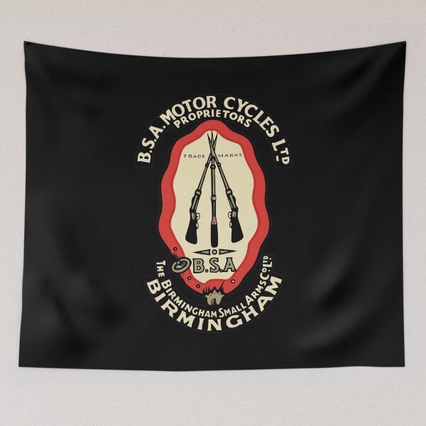 Item preview, BSA Motorcycles Logo Vintage  Motorbike Emblem designed and sold by CordiaBergnaum.