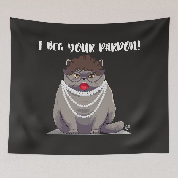 Item preview, I Beg Your Pardon Diva Cat designed and sold by Anita Ohulo.