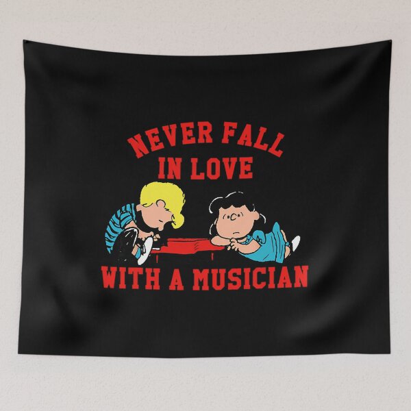 Item preview, Peanuts Never Fall In Love With A Musician Funny  designed and sold by Magico78.