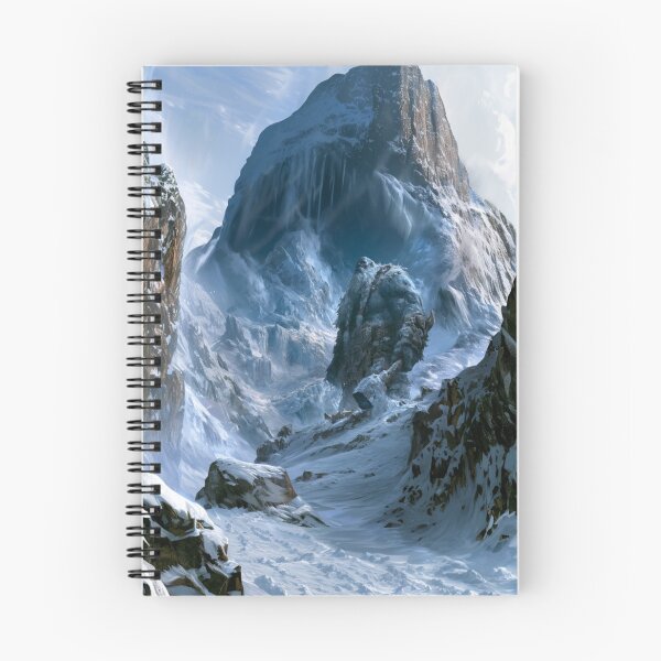 Item preview, A colossal Frost Giant standing upon a vast frozen mountain plateau, Fantasy & Mythological Creatures designed and sold by CDC40.