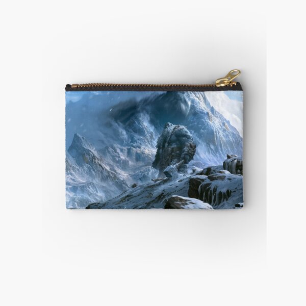 Item preview, A colossal Frost Giant standing upon a vast frozen mountain plateau, Fantasy & Mythological Creatures designed and sold by CDC40.