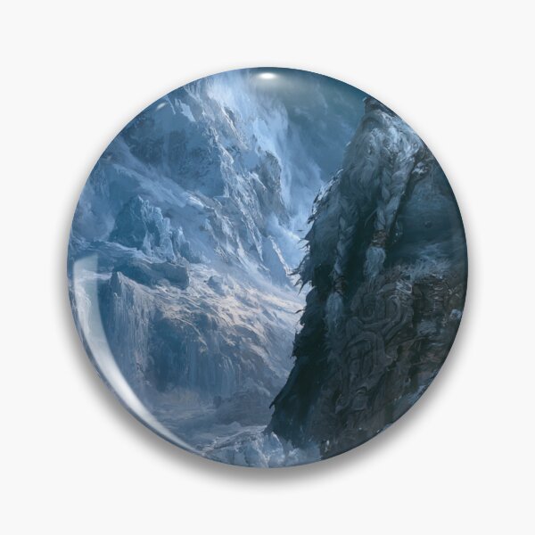 Item preview, A colossal Frost Giant standing upon a vast frozen mountain plateau, Fantasy & Mythological Creatures designed and sold by CDC40.