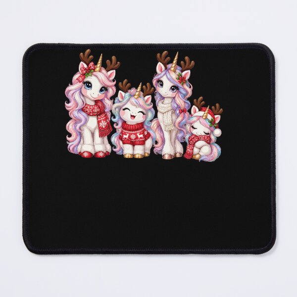 Item preview, Christmas Reindeer Unicorn Family designed and sold by Svenniibee.