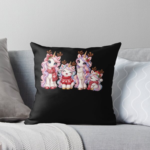Item preview, Christmas Reindeer Unicorn Family designed and sold by Svenniibee.