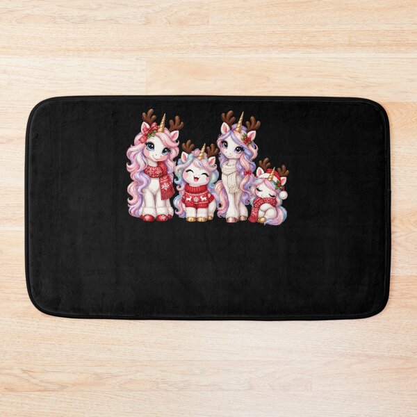 Item preview, Christmas Reindeer Unicorn Family designed and sold by Svenniibee.
