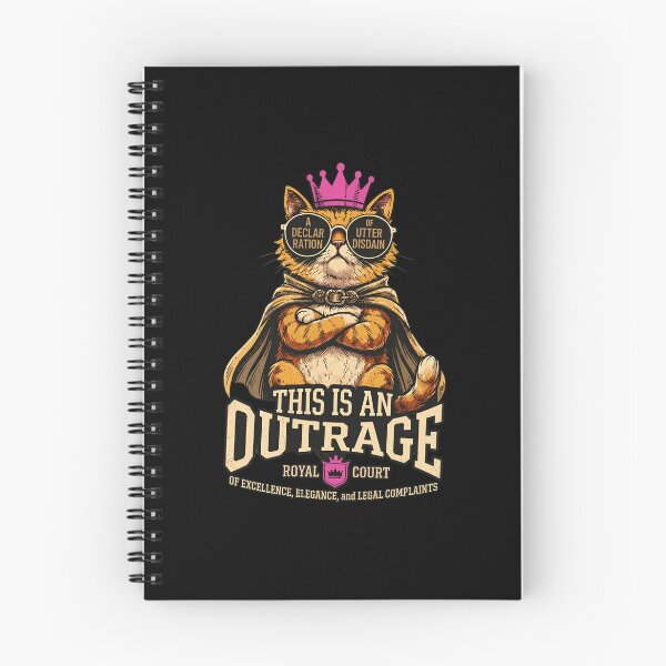 Item preview, Funny Cat Outrage Lawyer Royal Court Meme  designed and sold by MatthewA631970.