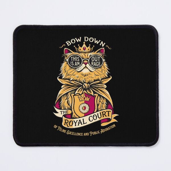 Item preview, Funny Royal Cat Sunglasses Bow Down Outrage designed and sold by KatelynS301549.