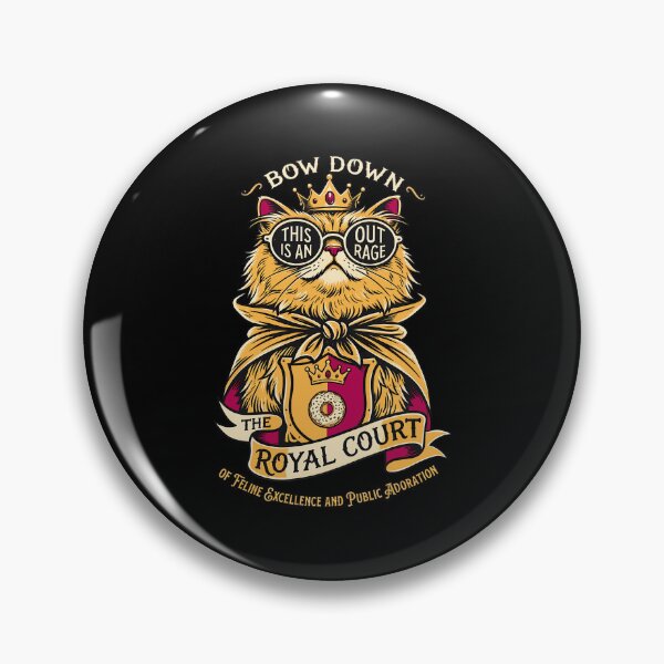 Item preview, Funny Royal Cat Sunglasses Bow Down Outrage  designed and sold by KatelynS301549.