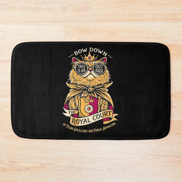 Item preview, Funny Royal Cat Sunglasses Bow Down Outrage  designed and sold by KatelynS301549.