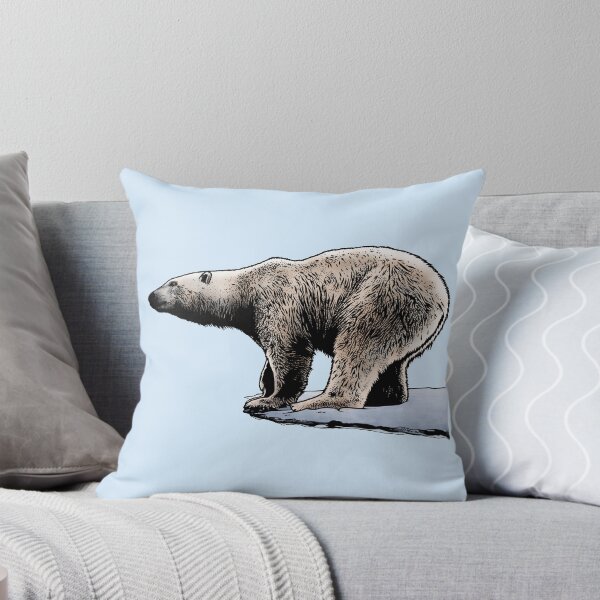 Item preview, Illustration of a polar bear on ice designed and sold by trisfits.