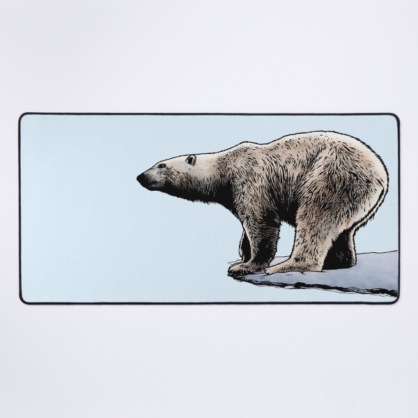 Item preview, Illustration of a polar bear on ice designed and sold by trisfits.